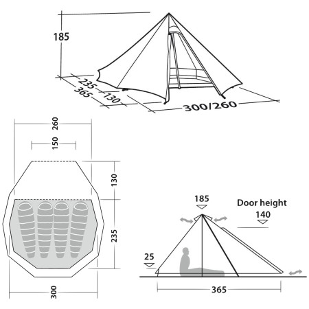 Tenda familiare Robens Fairbanks