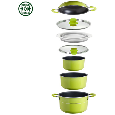 Set di pentole Brunner Popote Juniper 8+1 Ø 24 cm