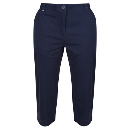 Pantaloni a 3/4 da donna Regatta Mayaan Capri blu scuro Navy
