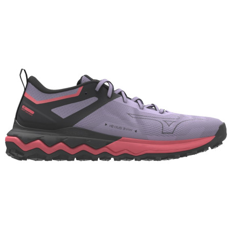 Scarpe da corsa da donna Mizuno Wave Ibuki 4 viola/nero PLilac/BlkOyster/SKCoral