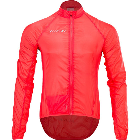 Giacca da ciclismo da uomo Silvini Montilio rosso RubyCharcoal