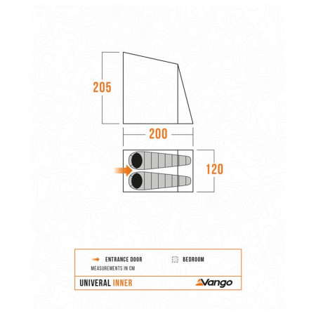 Supplemento per la tenda Vango Universal Inner
