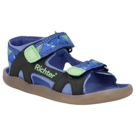 Sandali da bambino Richter Lucky Yerba/Apple/Infinity blu/nero yerba/apple/infinity