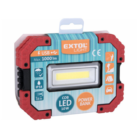 Lampada Extol reflektor LED s powerbankou