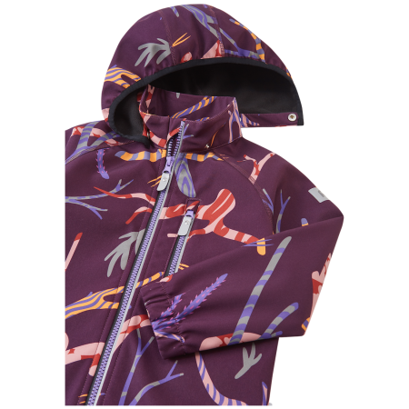 Giacca softshell per bambini Reima Vantti Deep Purple
