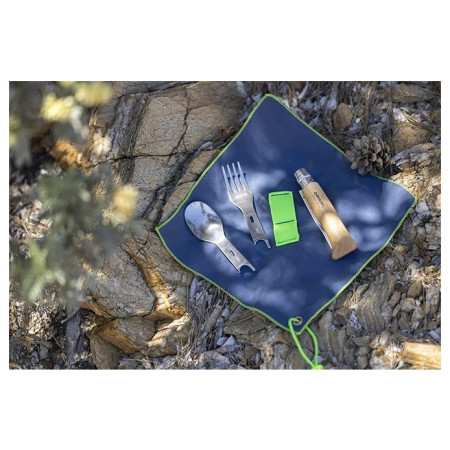 Posate Opinel Picnic Plus con forchetta/cucchiaio/tovagliolo