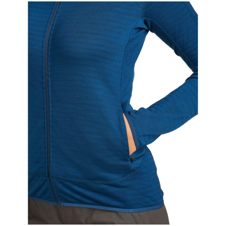 Felpa tecnica da donna Icebreaker Women Merino Blend 300 RealFleece™ Descender LS Zip