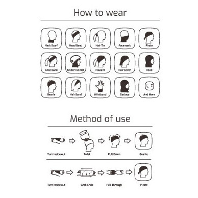 Foulard multifunzionale WAMU Svítivě zelená (kolekce Bagr)