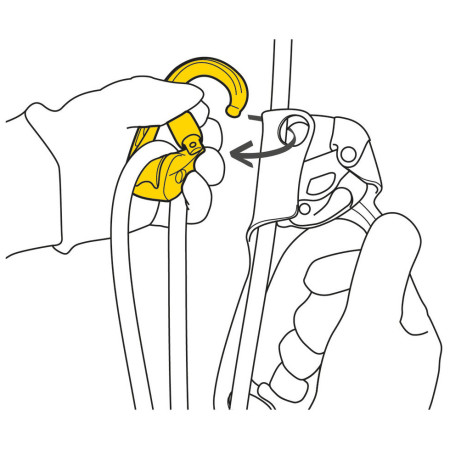 Puleggia Petzl Rollclip Z Screw-Lock