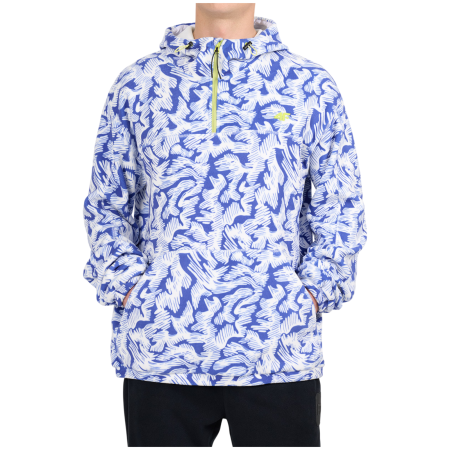 Felpa da uomo 4F Fleece M483 bianco/blu Cobalt Allover