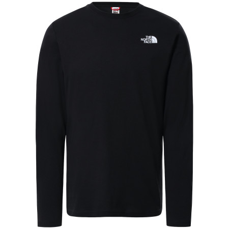 Maglietta da uomo The North Face Red Box Tee Long Sleeve nero/verde Tnfblk/Thymbrshwdcamprint