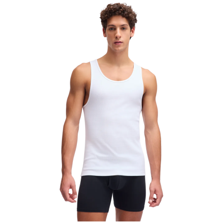 Canotta da uomo Under Armour M UA Perf Cotton Tank-2pk bianco white