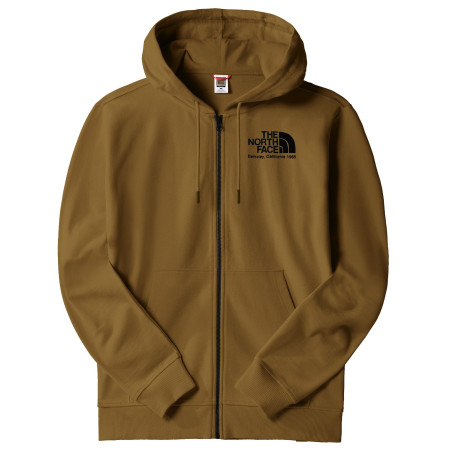 Felpa da uomo The North Face Berkeley California Fz Hoodie verde MILITARY OLIVE