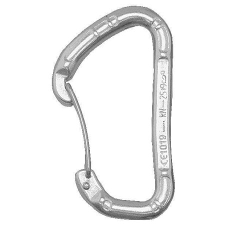 Moschettone Rock Empire Carabiner Indoor argento Silver