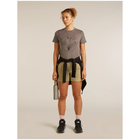 Maglietta da donna Icebreaker Merino 150 Tech Lite SS Crop Tee Seed Story