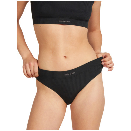 Mutandine sportive da donna Icebreaker W Mer Rib Lotus Hipster