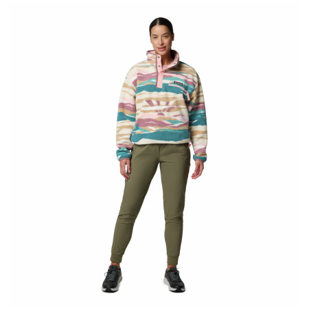 Felpa da donna Columbia Helvetia™ II Printed Cropped Half Snap