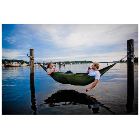 Amaca Hamaka.eu Doppio marrone-blu scuro