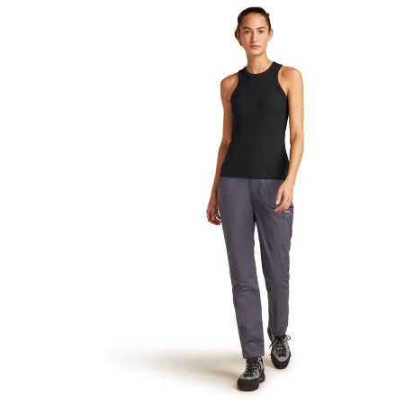 Canotta da donna Icebreaker W Mer Rib Lotus Tank