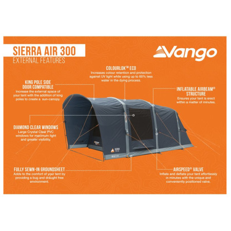 Tenda familiare Vango Sierra Air 300