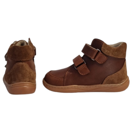 Scarpe barefoot per bambini beBare 3602SA Tan
