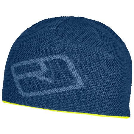 Berretto Ortovox Merino Logo Knit Beanie blu petrol blue