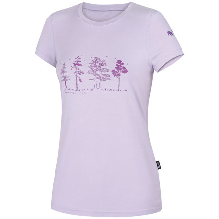 Maglietta da donna Zulu Bambus Nature 210 Short viola lilac