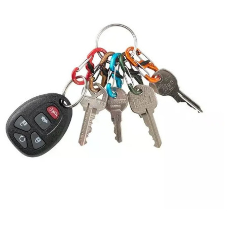 Portachiavi Nite Ize KeyRing Locker Aluminum 5 S-Biner