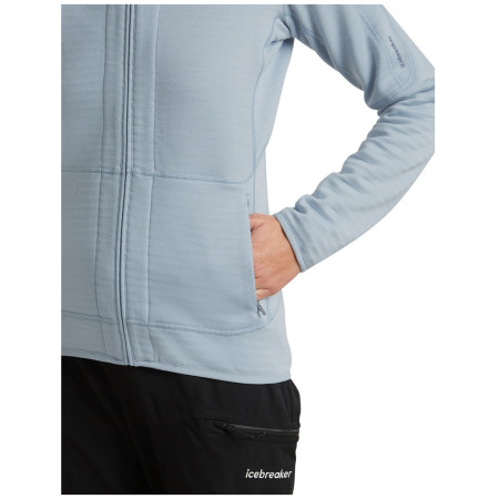 Felpa da donna Icebreaker W Mer 400 RealFleece Descender LS Z