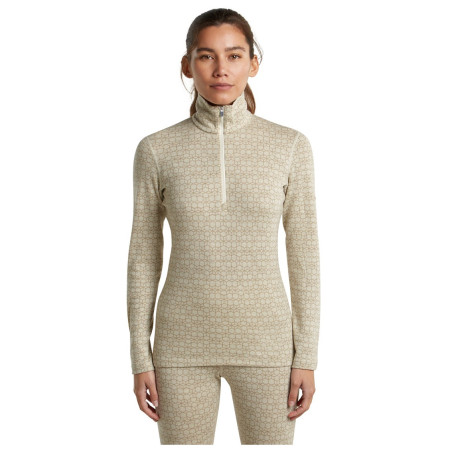 Maglietta sportiva da donna Icebreaker Women M 260 Tech Vertex LS HZ AlpGeo
