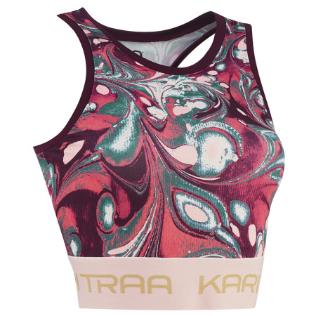 Top da donna Kari Traa Beatrice Top rosa/viola Fig