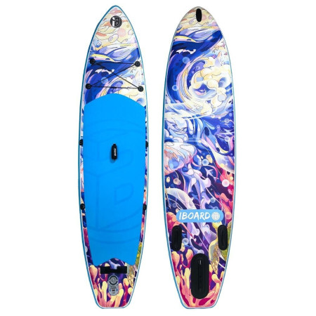 Stand up paddle iBoard 11' - 11 WHALE blu