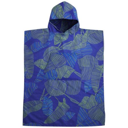 Poncho PackTowl Changing Poncho blu Botanical