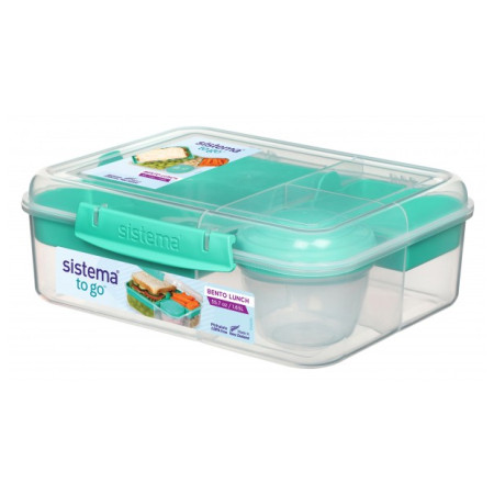 Contenitore per il pranzo Sistema Sistema Bento Lunch To Go 1,65 turchese mint