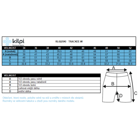 Pantaloncini da ciclismo da donna Kilpi Trackee-W