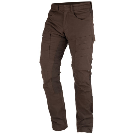 Pantaloni da uomo Northfinder Nortis marrone Brownred