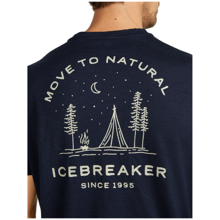 Maglietta da uomo Icebreaker Men Merino 150 Tech Lite SS Tee Peaceful Pass