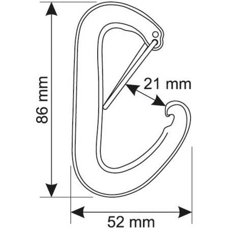 Moschettone Camp Nano 22