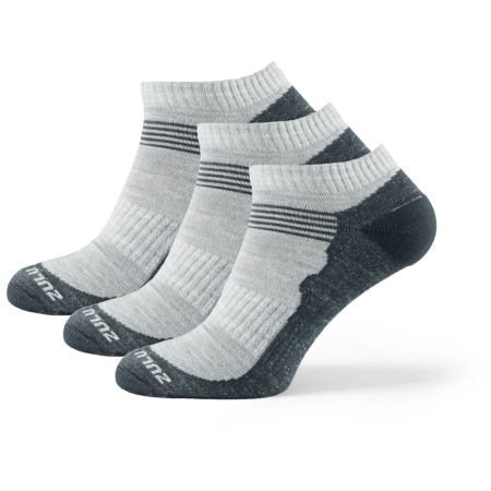 Calze Zulu Merino Summer 3-pack grigio grey