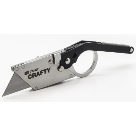Coltello da tasca True Utility Crafty grigio