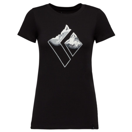 Maglietta da donna Black Diamond Mountain Logo SS Tee nero Black