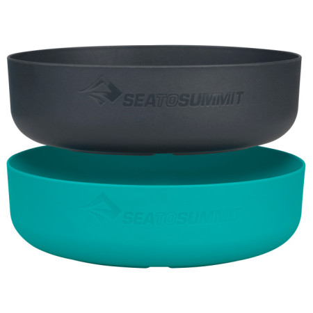 Set di ciotole Sea to Summit DeltaLight Bowl Set 900 ml & 1000 ml blu/nero Pacific Blue / Charcoal