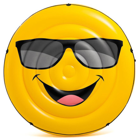 Smiley gonfiabile Intex Cool Guy Island giallo
