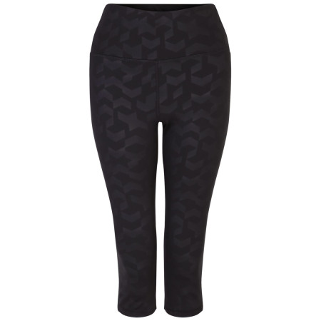 Leggings 3/4 da donna Dare 2b Influential 3/4 nero/grigio Black Chevron Print