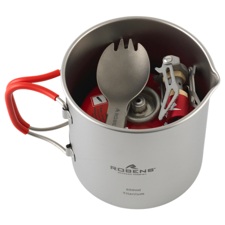 Fornello a gas Robens Fire Wisp Solo Cook Set UL