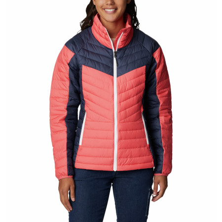 Giacca invernale da donna Columbia Powder Lite™ II Full Zip Jacket rosa/blu Blush Pink, Nocturnal
