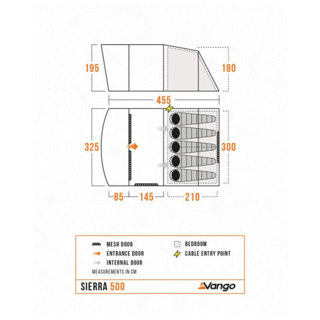Tenda familiare Vango Sierra 500
