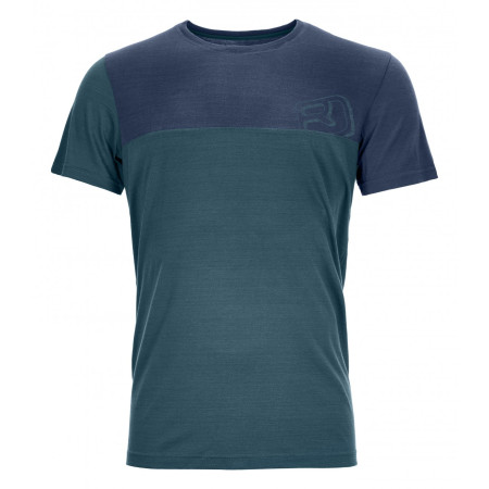 Intimo termico da uomo Ortovox 150 Cool Logo T-Shirt blu MidAqua
