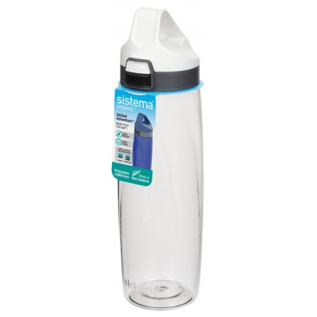 Bottiglia per l'acqua Sistema TRITAN Adventum Online Range 900 ml bianco/nero white