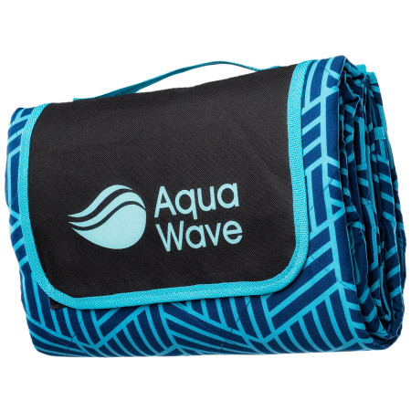 Coperta da picnic Aquawave Aladeen blu Geometric